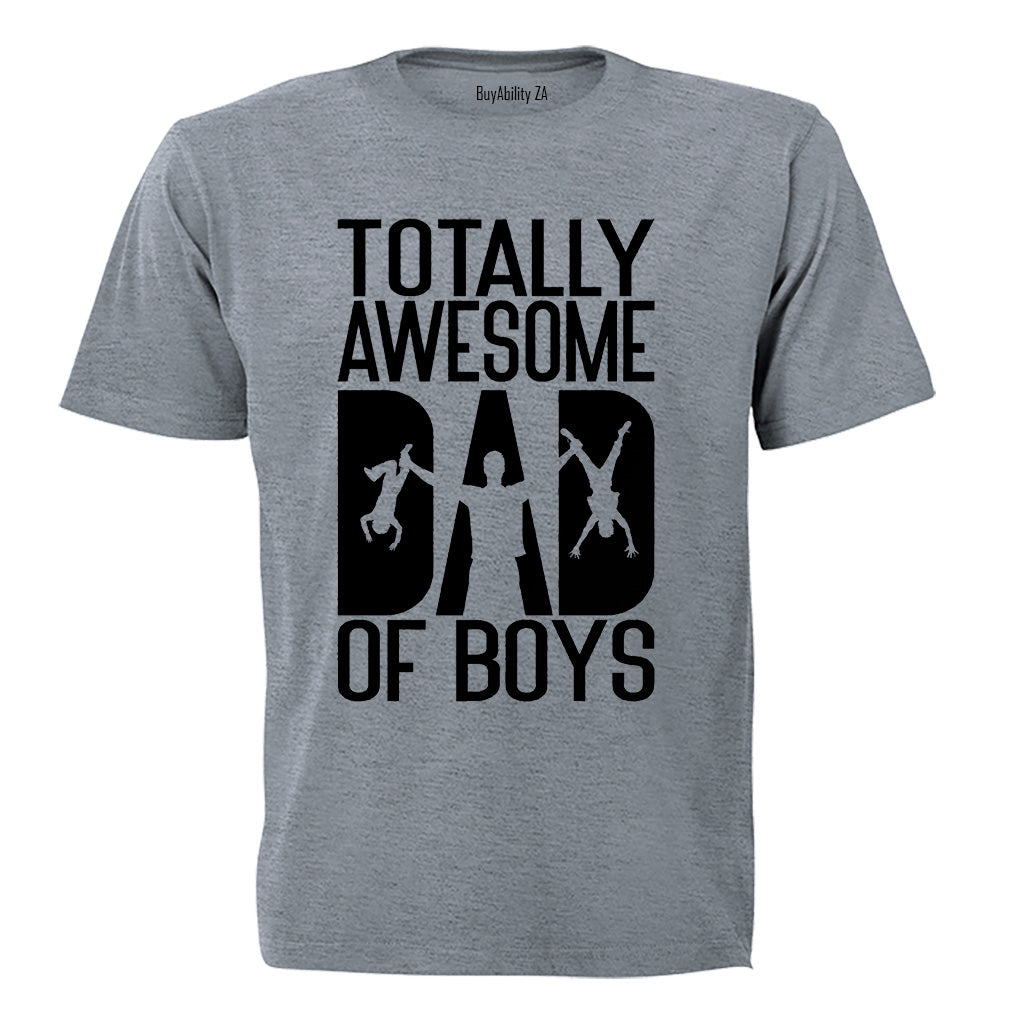 Awesome Dad of Boys - Adults - T-Shirt - BuyAbility South Africa