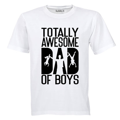 Awesome Dad of Boys - Adults - T-Shirt - BuyAbility South Africa