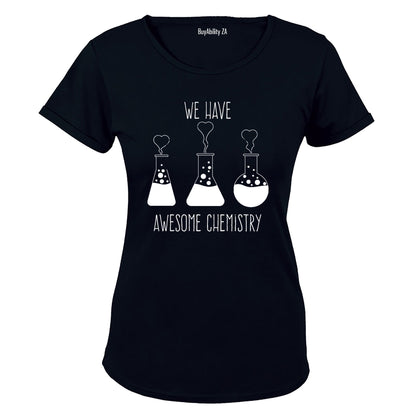 Awesome Chemistry - Valentine - Ladies - T-Shirt