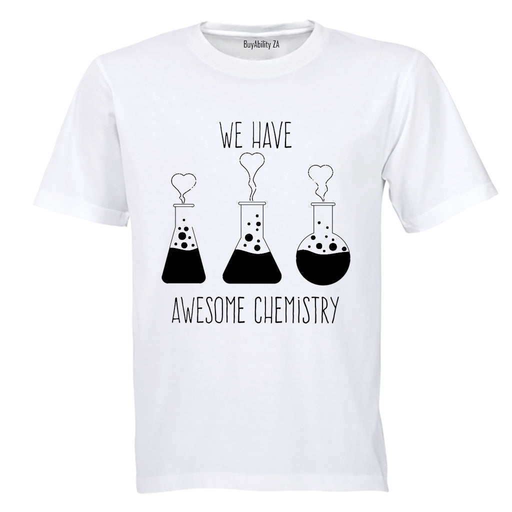Awesome Chemistry - Valentine - Adults - T-Shirt