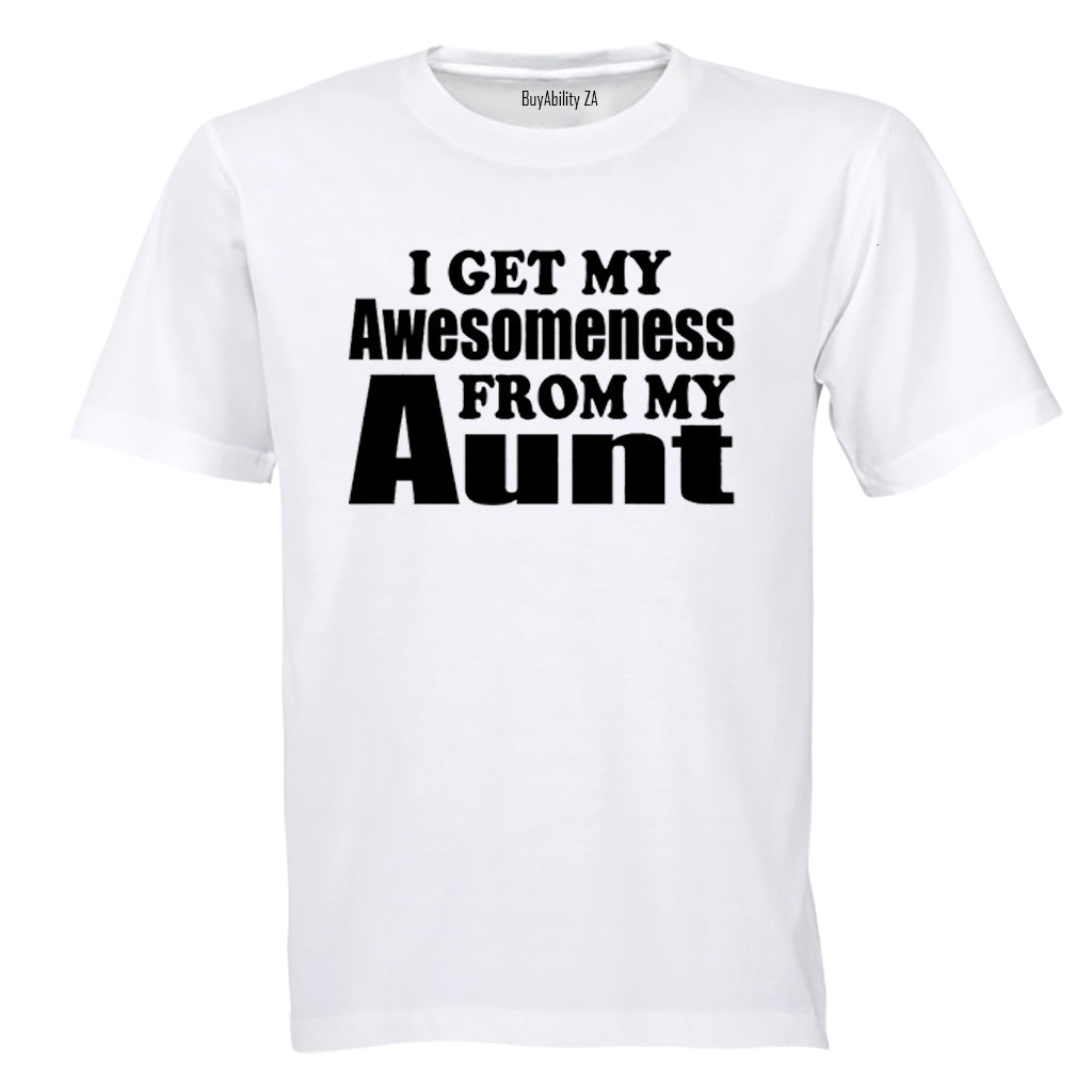 My Awesomeness From My Aunt - Kids T-Shirt