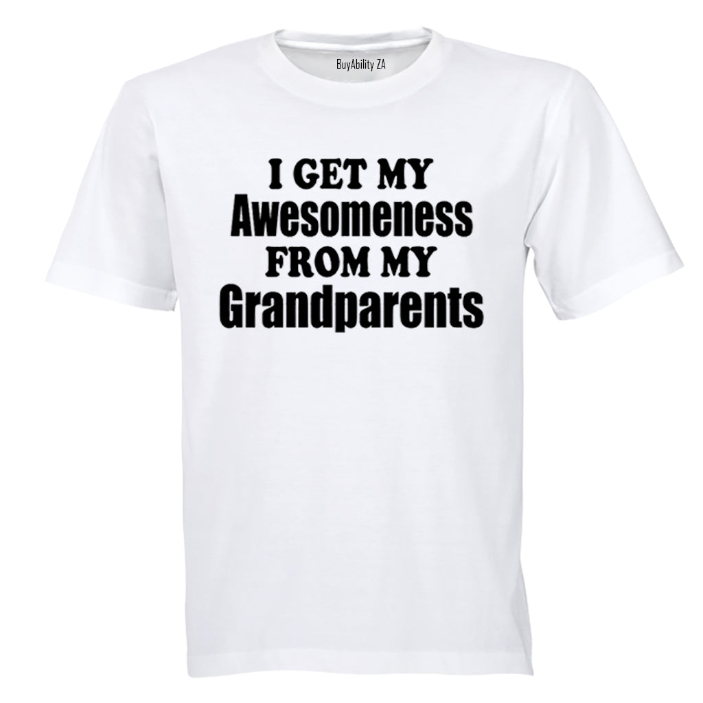 My Awesomeness From My Grandparents - Kids T-Shirt