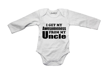 My Awesomeness From My Uncle - Baby Grow
