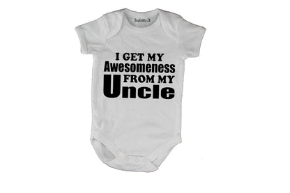 My Awesomeness From My Uncle - Baby Grow