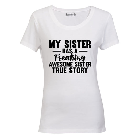 Awesome Sister - Ladies - T-Shirt