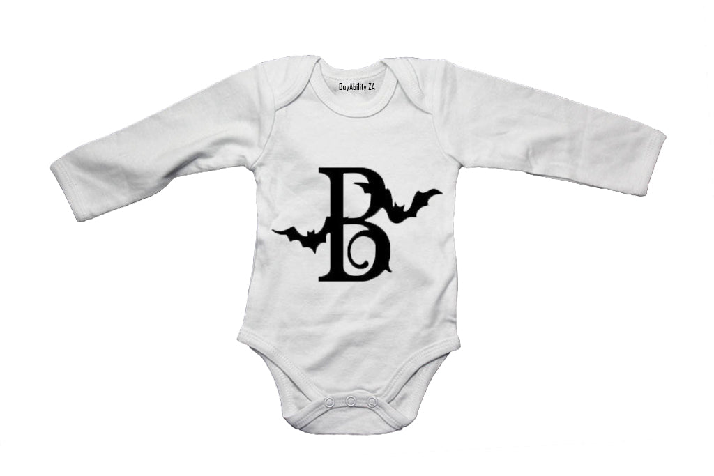 B - Halloween Bats - Baby Grow
