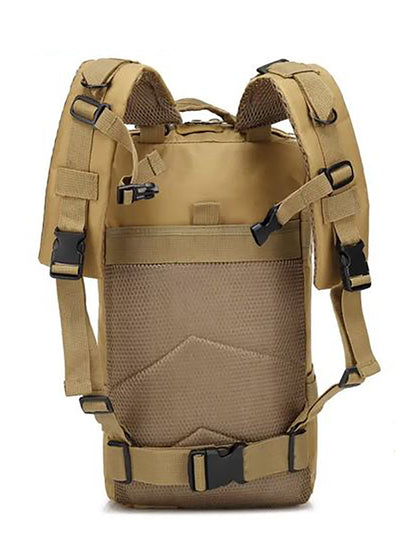 Multi-Compartment Tactical Backpack - 25L - Khaki