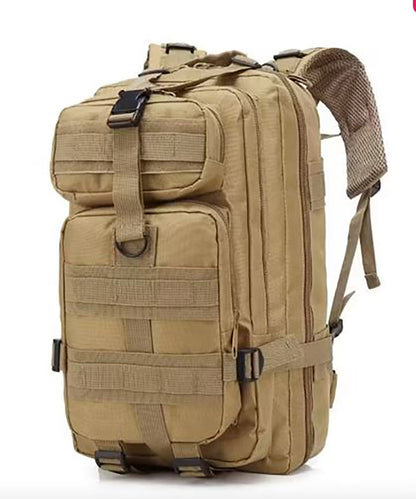 Multi-Compartment Tactical Backpack - 25L - Khaki