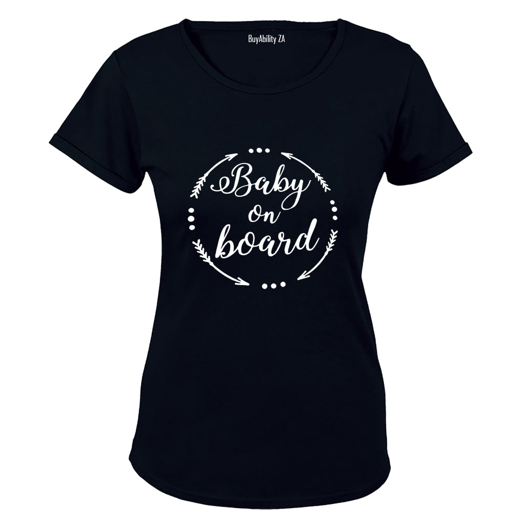 Baby On Board - Ladies - T-Shirt