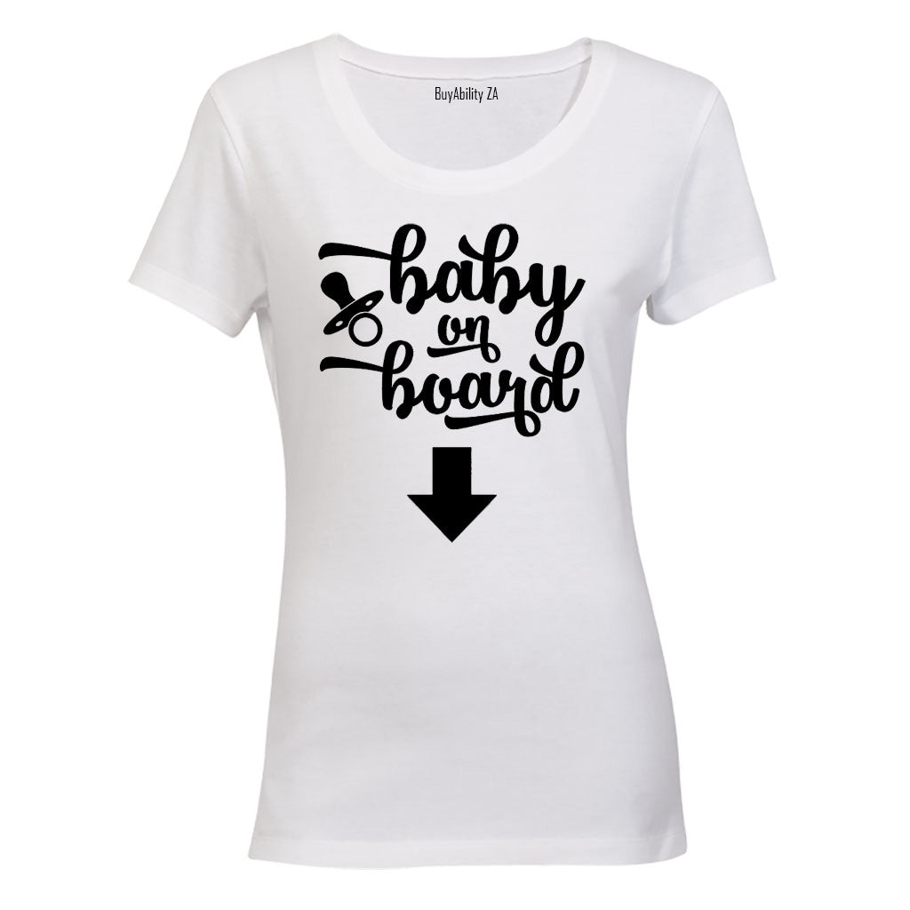 Baby on Board - Ladies - T-Shirt - BuyAbility