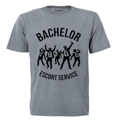 Bachelor Escort Service - Adults - T-Shirt