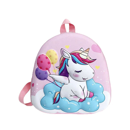 3D Design Pink Unicorn Kids Backpack