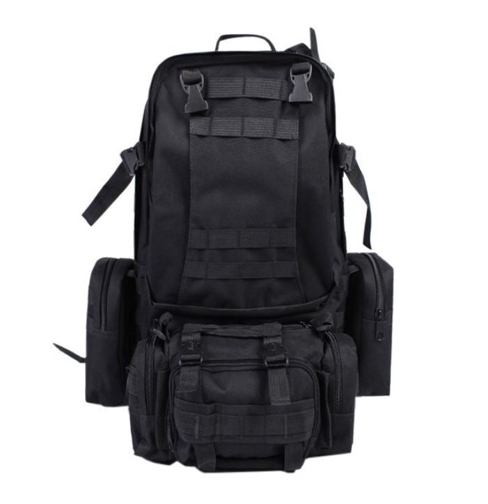 Black 50L Tactical Military Backpack - BuyAbility