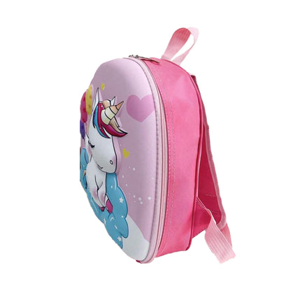 3D Design Pink Unicorn Kids Backpack