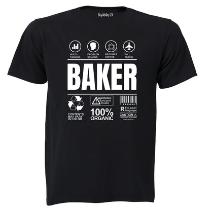 Baker Label - Adults - T-Shirt - BuyAbility South Africa