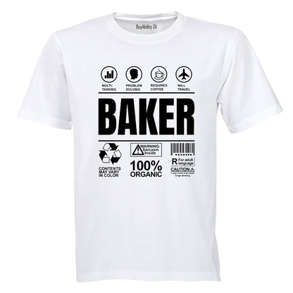 Baker Label - Adults - T-Shirt - BuyAbility South Africa