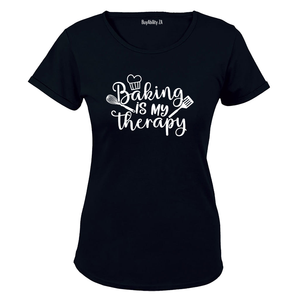 Baking is my Therapy - Ladies - T-Shirt