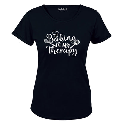 Baking is my Therapy - Ladies - T-Shirt