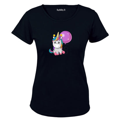 Balloon Unicorn - Ladies - T-Shirt