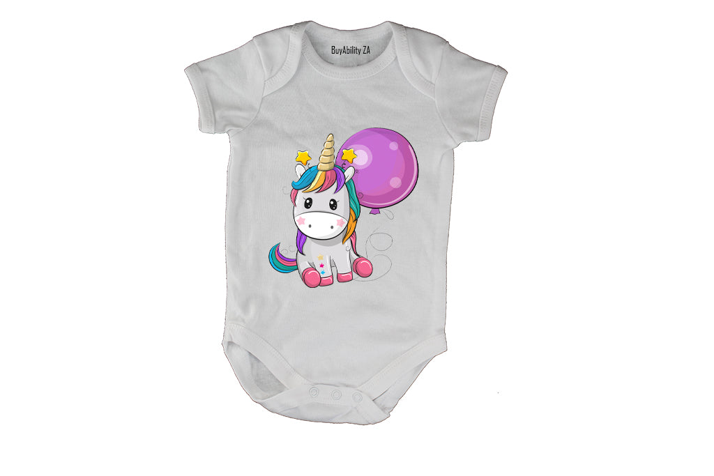 Balloon Unicorn - Baby Grow