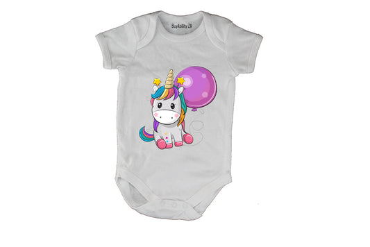 Balloon Unicorn - Baby Grow