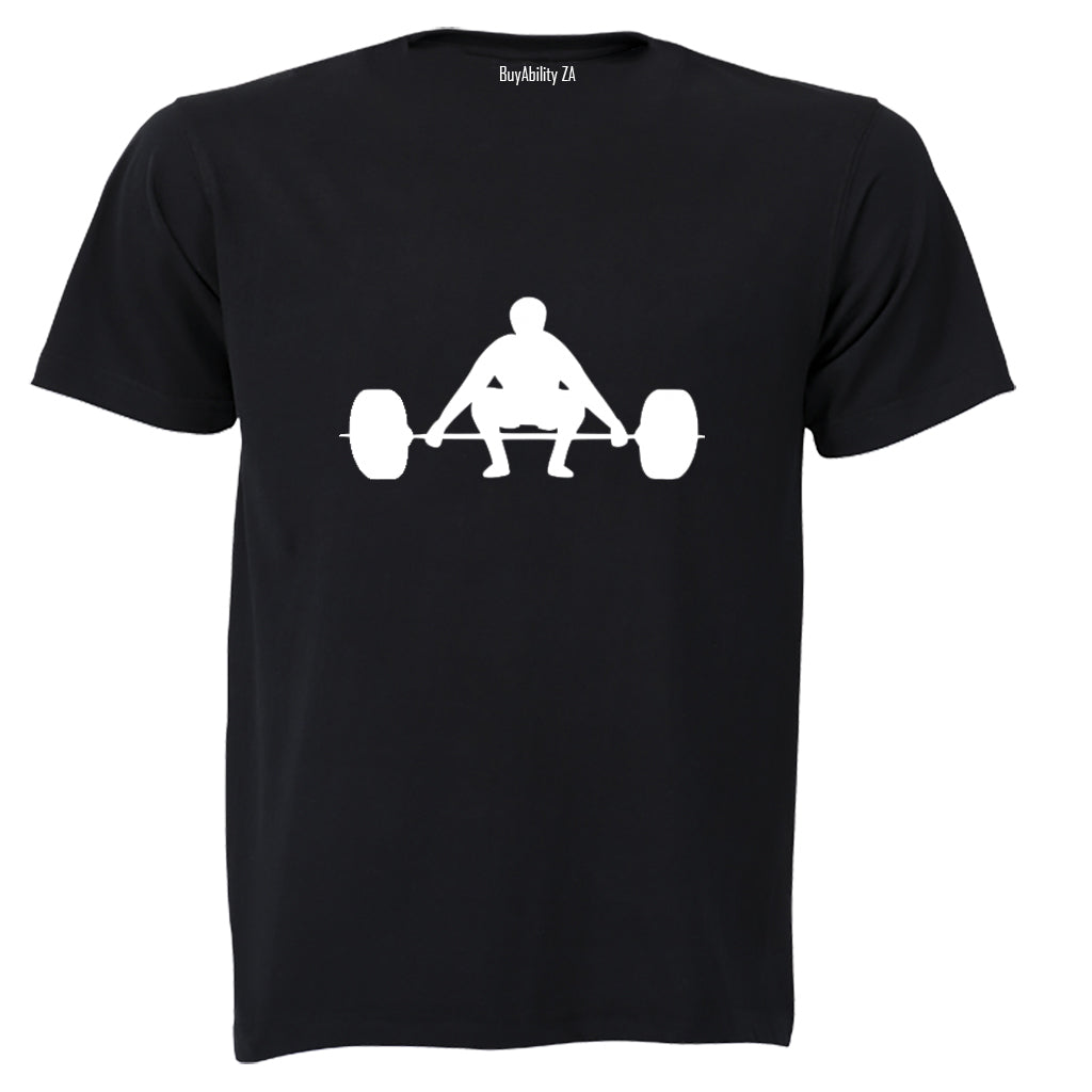 Barbell Weightlifting - Adults - T-Shirt - BuyAbility