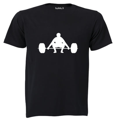 Barbell Weightlifting - Adults - T-Shirt - BuyAbility