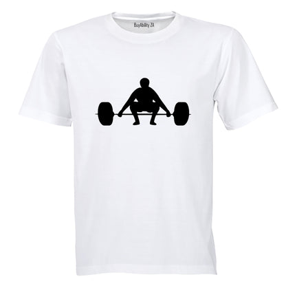 Barbell Weightlifting - Adults - T-Shirt - BuyAbility