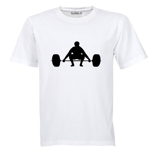 Barbell Weightlifting - Adults - T-Shirt