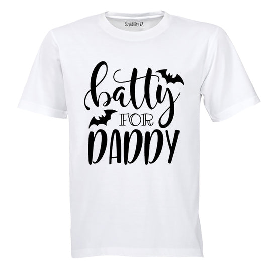 Batty for Daddy - Halloween - Kids T-Shirt