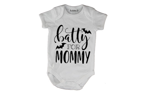 Batty for Mommy - Halloween - Baby Grow