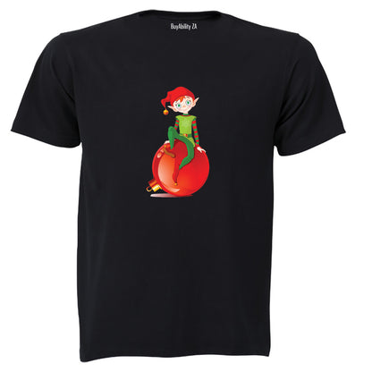 Bauble Christmas Elf - Kids T-Shirt
