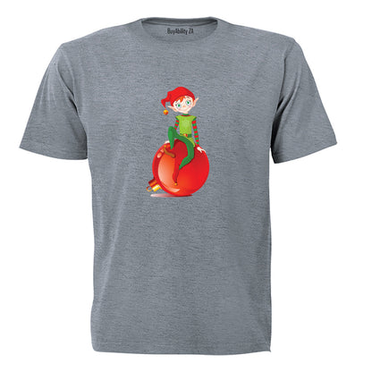 Bauble Christmas Elf - Kids T-Shirt
