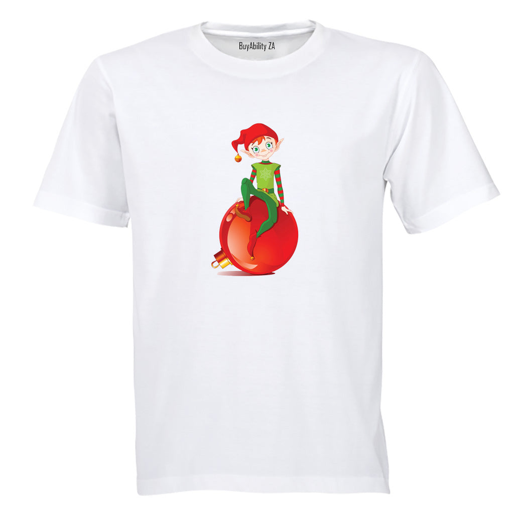 Bauble Christmas Elf - Kids T-Shirt