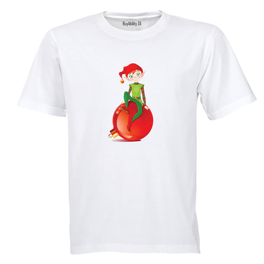 Bauble Christmas Elf - Kids T-Shirt