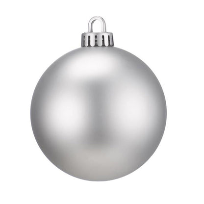 White and Silver Christmas Bauble Set - 24 Baubles