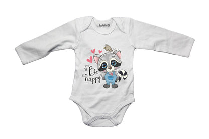 Be Happy Raccoon - Baby Grow