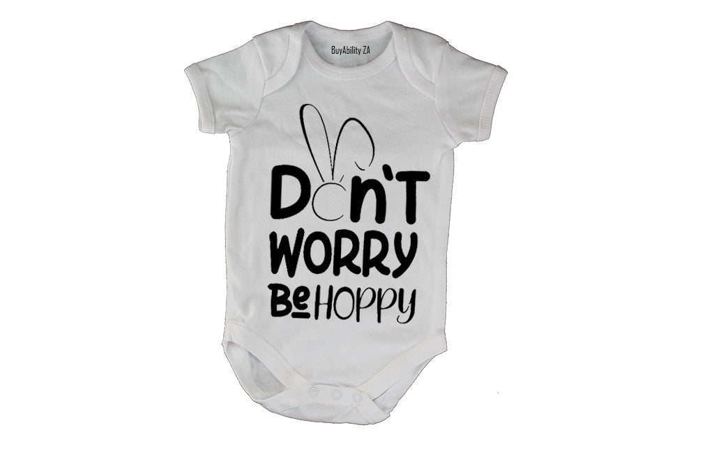 Don't Worry, Be Hoppy - Easter - Baby Grow