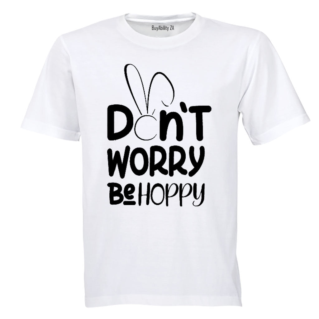 Don't Worry, Be Hoppy - Easter - Kids T-Shirt