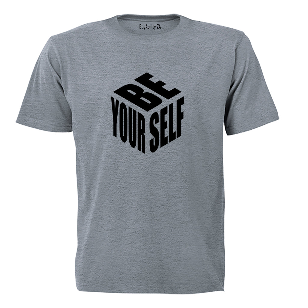 Be Yourself - Cube - Adults - T-Shirt - BuyAbility