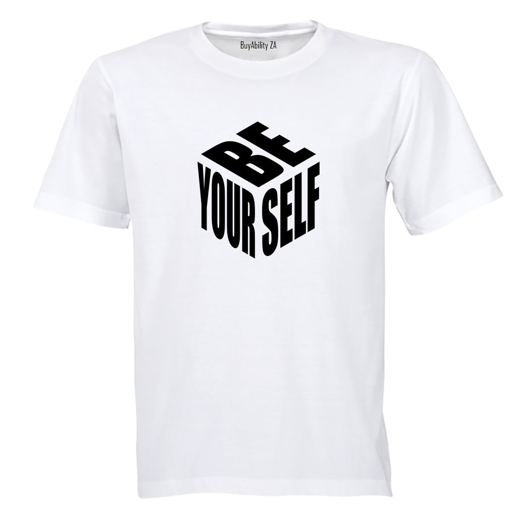 Be Yourself - Cube - Adults - T-Shirt - BuyAbility
