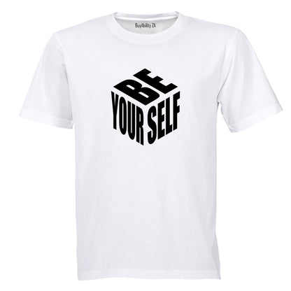 Be Yourself - Cube - Adults - T-Shirt - BuyAbility