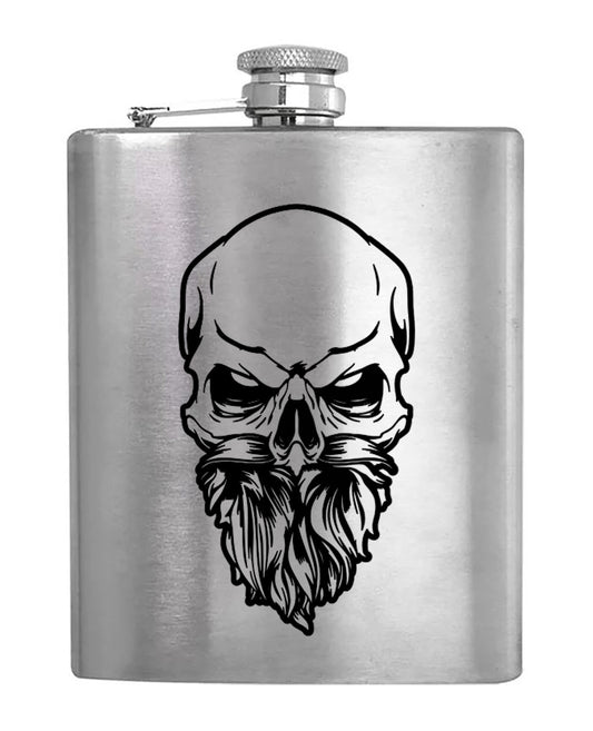 Beard Skull - Hip Flask