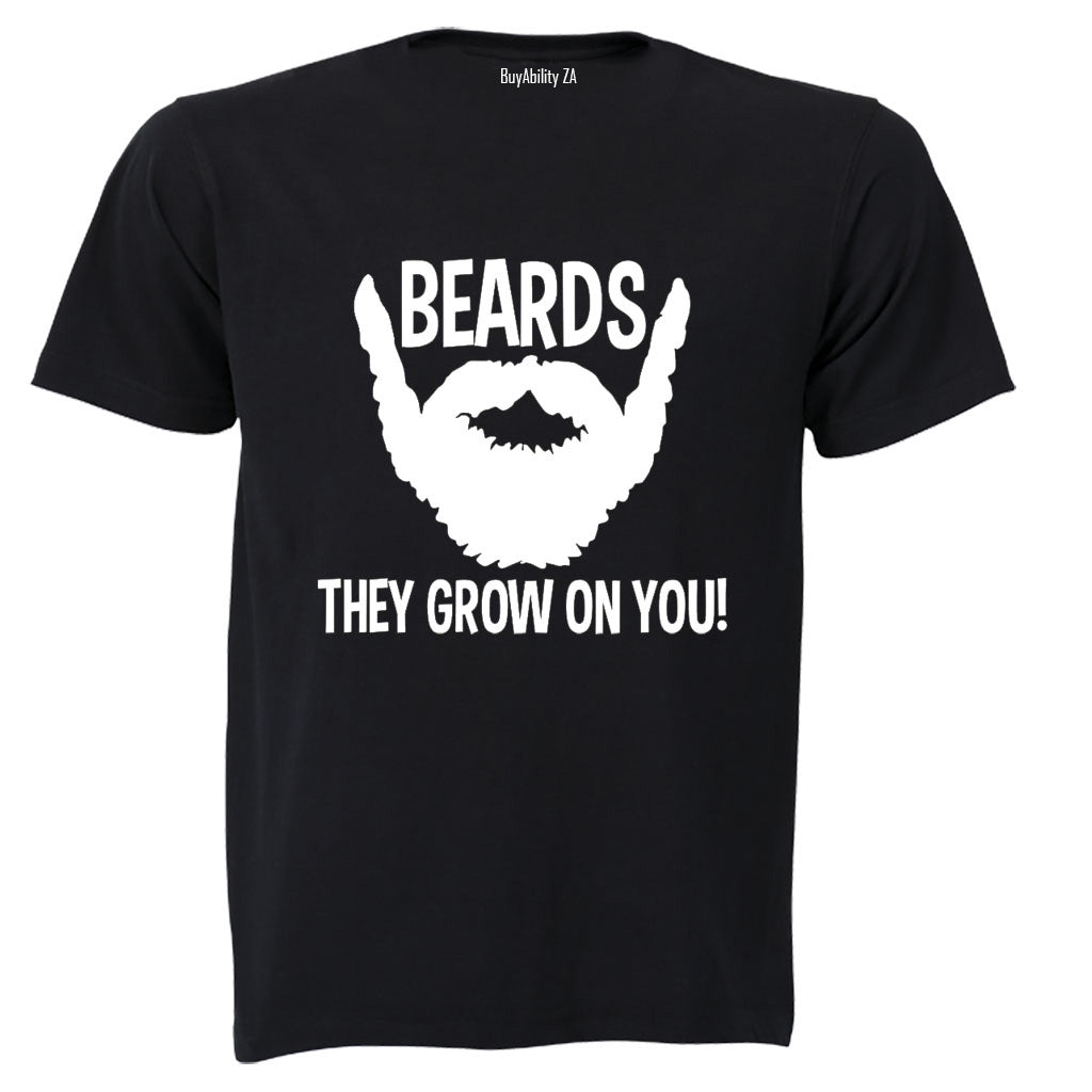 Beards - Adults - T-Shirt - BuyAbility