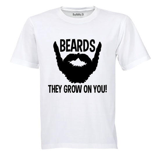 Beards - Adults - T-Shirt - BuyAbility