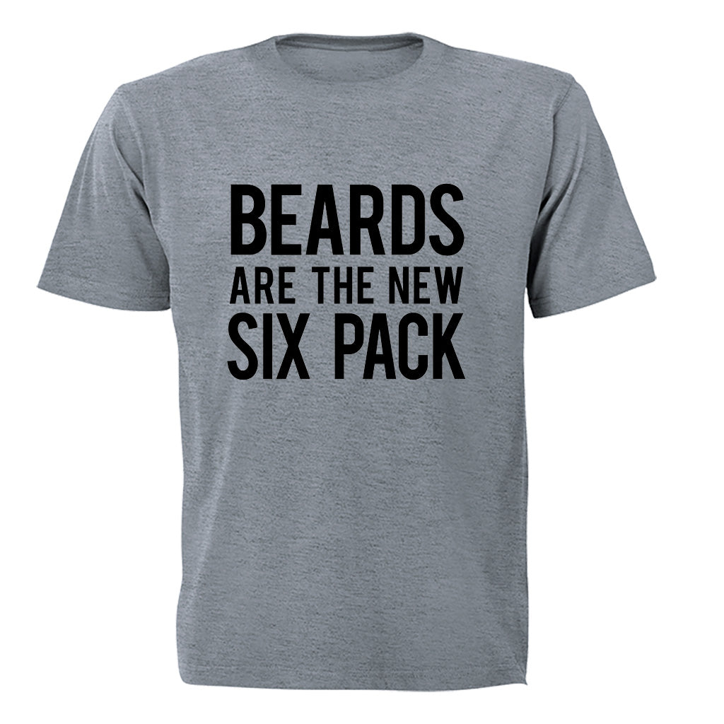 Beards Are The New Six Pack - Adults - T-Shirt - BuyAbility South Africa