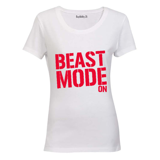 Beast Mode - ON! - Ladies - T-Shirt - BuyAbility