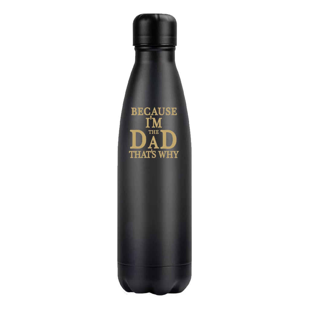 I'm The Dad - 500ml Black Stainless Steel Bottle