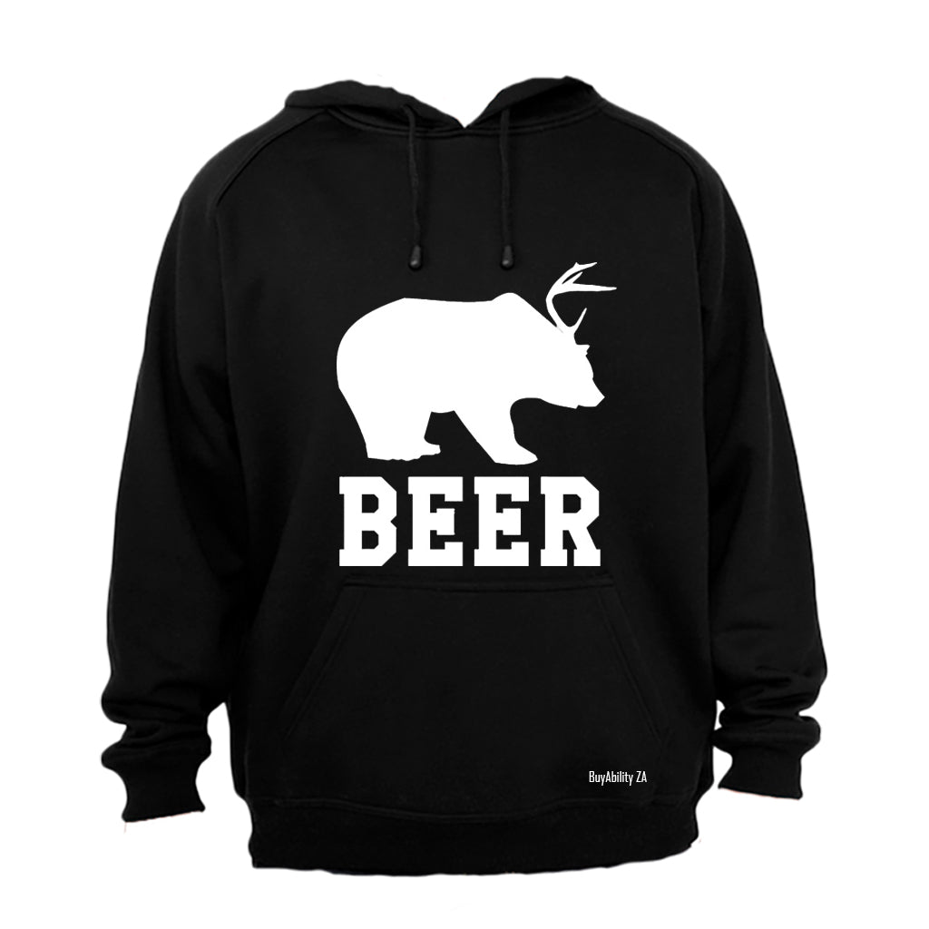 Beer - Bear + Deer - Hoodie - BuyAbility
