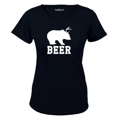 Beer - Bear + Deer - Ladies - T-Shirt